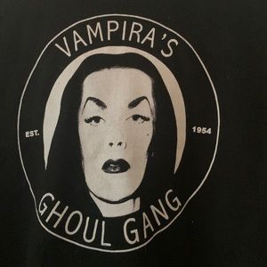 Vampira black horror hoodie kreepsville medium